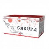 Голубое мерцание; парчовая корона; красный трещащий кокос; золотой кокос, зеленое мерцание; цветная ... Сакура 150 x 1"